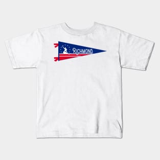 Richmond Flag Pennant Kids T-Shirt